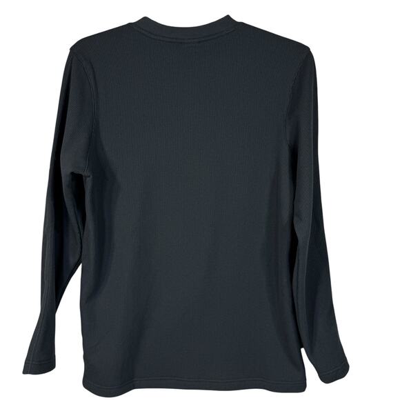 Nike Mens Medium Thermal Shirt Paris 2024 Olympics Waffle Knit Long Sleeve Gray - Picture 3 of 5